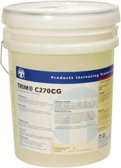 Master Fluid Solutions - Trim C270CG, 5 Gal Pail Cutting & Grinding Fluid - Synthetic, For Cutting, Grinding - Americas Tooling