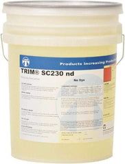 Master Fluid Solutions - Trim SC230 nd, 5 Gal Pail Cutting & Grinding Fluid - Semisynthetic, For Cutting, Grinding - Americas Tooling