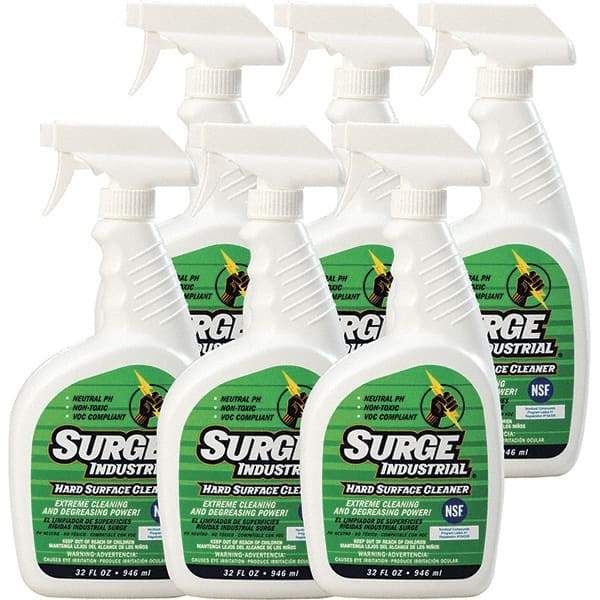 Surge Industrial - 32 oz Spray Bottle Cleaner/Degreaser - Liquid, Neutral pH, Unscented - Americas Tooling