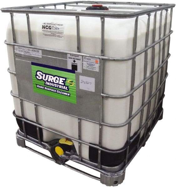 Surge Industrial - 275 Gal Tote Cleaner/Degreaser - Liquid, Neutral pH, Unscented - Americas Tooling