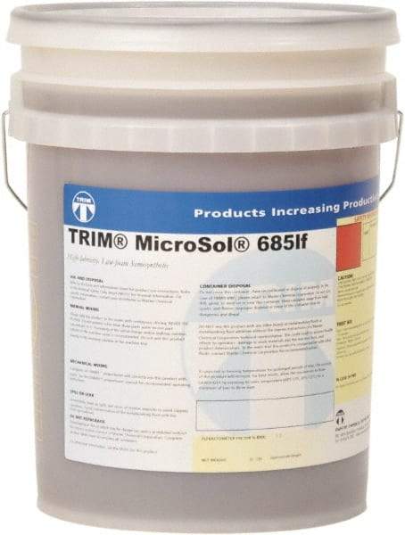 Master Fluid Solutions - Trim MicroSol 685lf, 5 Gal Pail Cutting & Grinding Fluid - Semisynthetic - Americas Tooling