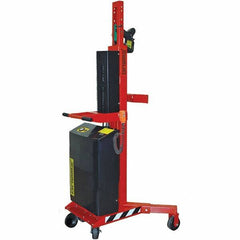 Wesco Industrial Products - 1,100 Lb Load Capacity, 30, 55 & 85 Gal Drum Grab - 41" Wide x 66" High, 4 Steel Wheels - Americas Tooling