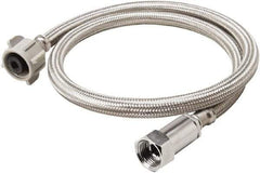 B&K Mueller - 3/8" Compression Inlet, 7/8" Ballcock Outlet, Stainless Steel Toilet Connector - Use with Toilets - Americas Tooling