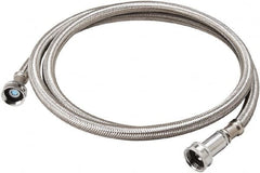 B&K Mueller - 3/4" Hose Inlet, 3/4" Hose Thread Outlet, Stainless Steel Washing Machine Connector - Use with Washer Machines - Americas Tooling