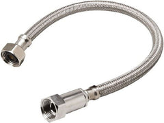 B&K Mueller - 1/2" Compression Inlet, 1/2" FIP Outlet, Stainless Steel Faucet Connector - Use with Faucets - Americas Tooling