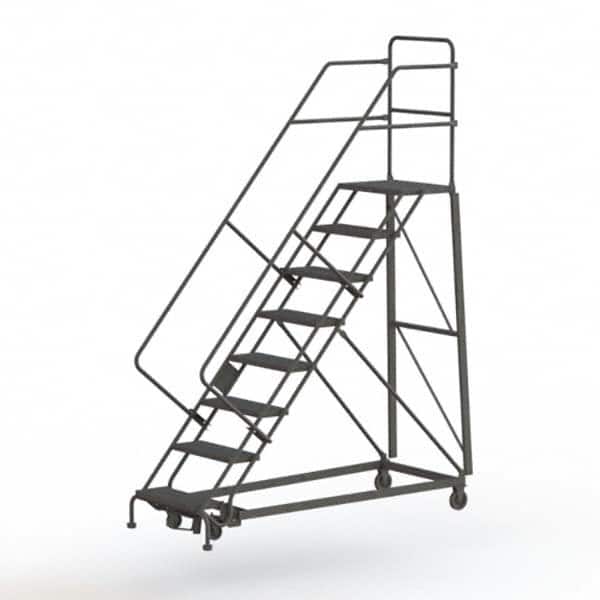 TRI-ARC - Rolling & Wall Mounted Ladders & Platforms Type: Stairway Slope Ladder Style: Rolling Safety Ladder - Americas Tooling
