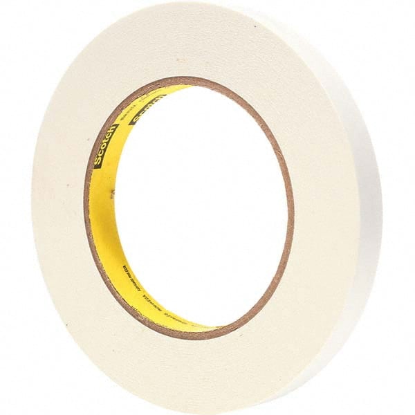 3M - 1/2" Wide x 60 Yd Long x 6.7 mil White Paper Masking Tape - Americas Tooling