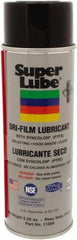 Synco Chemical - 5.25 oz Aerosol Can Dry Film Lubricant - White, -40°F to 500°F, Food Grade - Americas Tooling