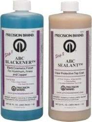 Precision Brand - 1 Quart Bottle ABC Blackener and Sealant Kit - (2) 32 Fluid Ounce Bottles - Americas Tooling