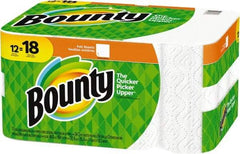 Bounty - Perforated Roll of 2 Ply White Paper Towels - 11" Wide - Americas Tooling