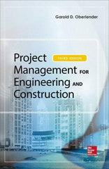 McGraw-Hill - PROJECT MANAGEMENT FOR ENGINEERING AND CONSTRUCTION Handbook, 3rd Edition - by Garold (Gary) Oberlender, McGraw-Hill, 2014 - Americas Tooling