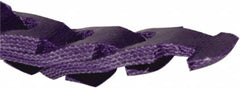 Fenner Drives - Section Round, 3/8" Diam, Adjustable Replacement Belt - Polyester/Polyurethane Composite, Purple, Link Style Round Belt - Americas Tooling