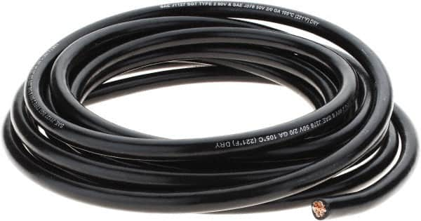 EastPenn - 2/0 Gauge Top Post Cable - Black, 25" Long - Americas Tooling