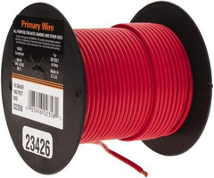 EastPenn - 16 AWG Automotive Plastic Insulated, Single Conductor Wire - 100' Long, Red - Americas Tooling