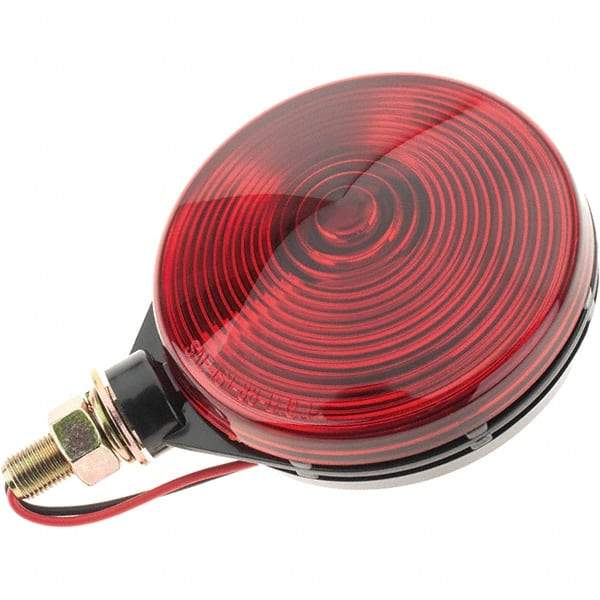 Value Collection - 4-5/16" Long, 2.4/0.49 Amp, Red Stop, Turn & Tail Light - 12.8 VDC - Americas Tooling