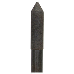 1/2″ × 2″ 1/2″ Spindle Center Lap Mounted Point 80 Grit Aluminum Oxide - Americas Tooling