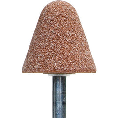 ‎1-1/4″ × 1-1/4″ 1/4″ Spindle Gemini Mounted Point A4 60 Grit Aluminum Oxide - Americas Tooling