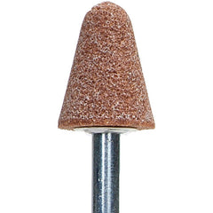 ‎3/4″ × 1-1/8″ 1/4″ Spindle Gemini Mounted Point A5 60 Grit Aluminum Oxide - Americas Tooling