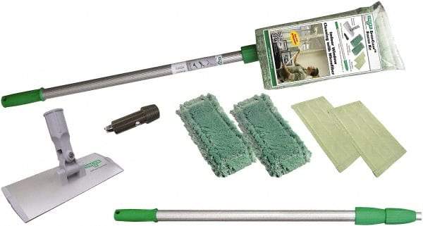 Unger - 8" Wide Microfiber Strip Washer Window Cleaning Kit - Microfiber, 8 Inch Wide Blade - Americas Tooling