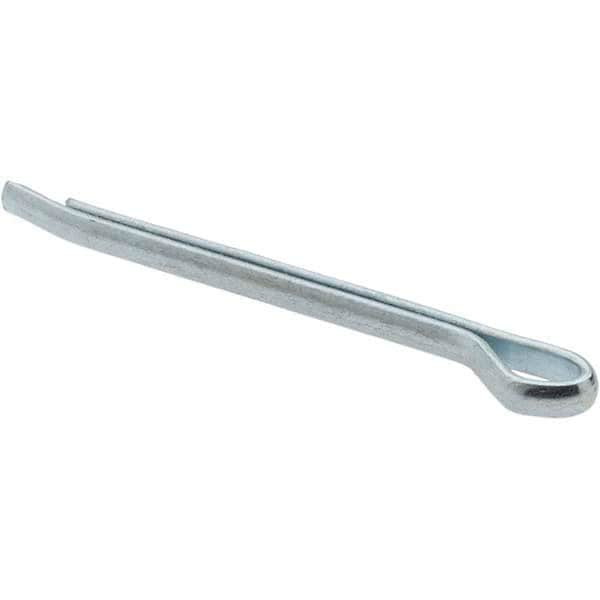 Bee Leitzke - 7/64" Diam x 1-1/2" Long Hammerlock Cotter Pin - Grade 2, Zinc-Plated, Steel - Americas Tooling