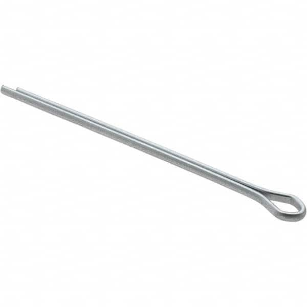 Bee Leitzke - 3/32" Diam x 2" Long Extended Prong Cotter Pin - Grade 2, Zinc-Plated, Steel - Americas Tooling