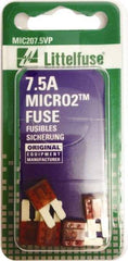 Littelfuse - 7.5 Amp, 32 VDC, Automotive Fuse - 9.1" Long, Brown, Littlefuse 327075 - Americas Tooling