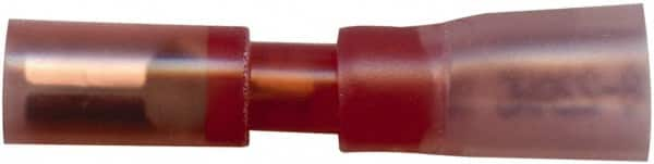 Value Collection - 20 to 18 AWG Crimp Bullet Connector - 0.18" Bullet Diam, Red Heat Shrink & Polyolefin Insulation - Americas Tooling