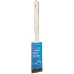 Krylon - 5/8" Angled Polyester Angular Brush - 2" Bristle Length, 2-1/4" Wood Sash Handle - Americas Tooling