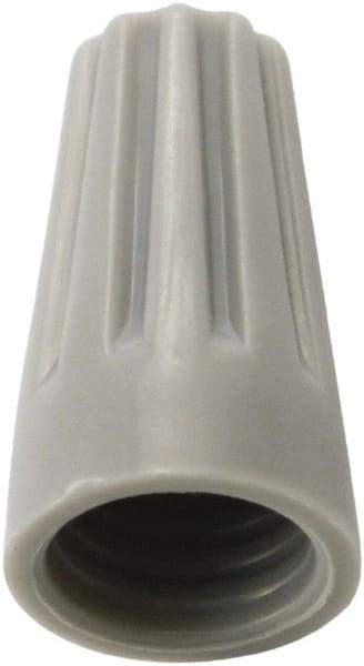 Value Collection - 1, 20 + & 1, 22 to 2, 16 AWG, Standard Twist on Wire Connector - Gray - Americas Tooling