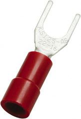 Value Collection - #6 Stud, 22 to 16 AWG Compatible, Partially Insulated, Standard Fork Terminal - Americas Tooling