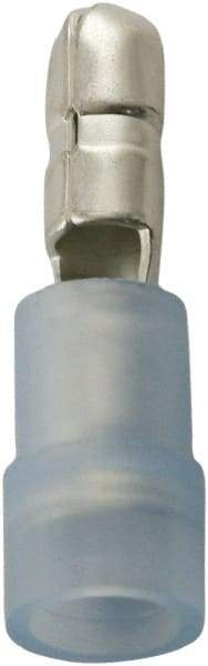 Value Collection - 16 to 14 AWG Crimp Bullet Connector - 0.157" Bullet Diam, Blue Nylon Insulation - Americas Tooling