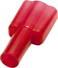 Value Collection - 22 to 16 AWG, Nylon, Fully Insulated, Male Wire Disconnect - 1/4" Wide Tab, Red - Americas Tooling