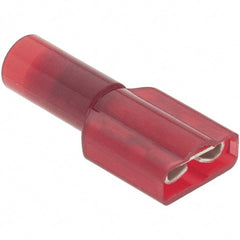 Value Collection - 22 to 18 AWG, Nylon, Fully Insulated, Female Wire Disconnect - 1/4" Wide Tab - Americas Tooling