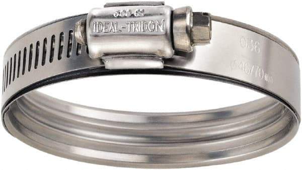 IDEAL TRIDON - 2-1/8" Hose, 9/16" Wide, Constant Torque Clamp - 1-11/16 to 2-9/16" Diam, Stainless Steel - Americas Tooling