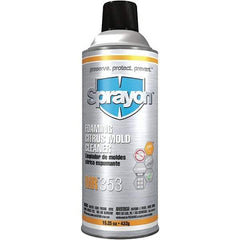 Sprayon - 15.25 Ounce Aerosol Can, White, Mold Cleaner - d-Limonene Composition - Americas Tooling