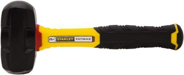 Stanley - 3 Lb Head, 10" Long Drilling Hammer - Steel Head, Fiberglass Handle - Americas Tooling