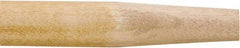 Rubbermaid - 54 x 1-1/8" Wood Handle for Push Brooms - Tapered Connection, Tan - Americas Tooling