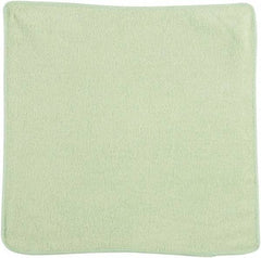 Rubbermaid - Dry Microfiber Wipes - 12" x 12" Sheet Size, Green - Americas Tooling