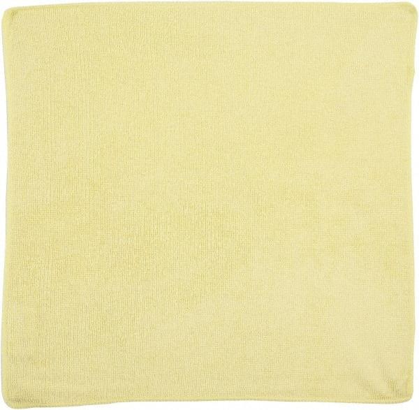 Rubbermaid - Dry Microfiber Wipes - 16" x 16" Sheet Size, Yellow - Americas Tooling