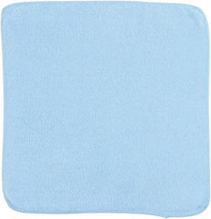 Rubbermaid - Dry Microfiber Wipes - 12" x 12" Sheet Size, Blue - Americas Tooling