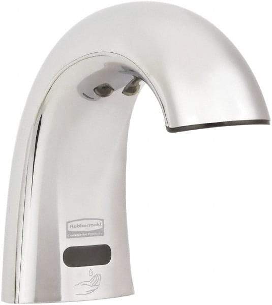 Rubbermaid - 800 to 1600 mL Foam Soap Dispenser Hardware - Plastic, Counter Mounted, Chrome - Americas Tooling