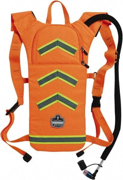 Ergodyne - Low Profile Orange Hydration Backpack - 17 Inch Long x 10-1/2 Inch Wide x 1-1/2 Inch Deep, 70 Ounce Reservoir Capacity - Americas Tooling