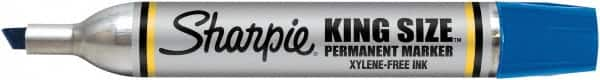 Sharpie - Blue Permanent Marker - Chisel Tip, AP Nontoxic Ink - Americas Tooling