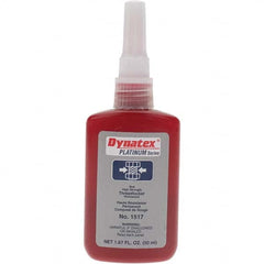 Made in USA - 50 mL Bottle, Red, High Strength Liquid Threadlocker - Americas Tooling