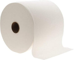 Made in USA - General Purpose Wipes - Jumbo Roll, 12-1/2" x 13" Sheet Size, White - Americas Tooling