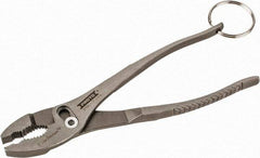 Proto - 8" OAL, 2-3/32" Jaw Length, 1-5/16" Jaw Width, Tethered, Slip Joint Pliers - 2 Positions, Slip Joint Head, Slip Joint Plier Tool - Americas Tooling