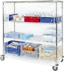 Quantum Storage - 18" Wide, 74" High, Open Shelving Accessory/Component - Vinyl, 60" Long, Use with Wire Shelving Units (WR Series) - Americas Tooling