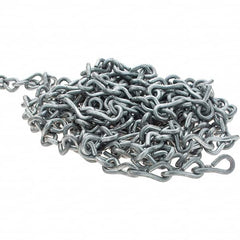 Peerless Chain - 0.162" Diam Single Jack Chain - 60 Lb Load Limit, #8 - Americas Tooling