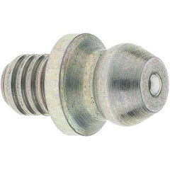 Value Collection - Straight Head Angle, 3/16 Thread Drive-In Grease Fitting - Americas Tooling