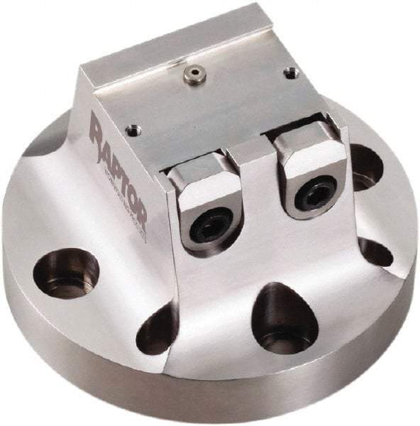 Raptor Workholding - 1-1/2" Jaw Width, 3" High Dovetail Vise - For Use with 4 & 5 Axis Workholding Systems - Americas Tooling